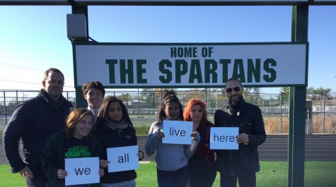 Pictured Left to Right: Jake Goldstein, Jenna Galka, Cameron De La Mora, Janvi Patel, Erica Jones, Ashley Glaum, Rich Alapak