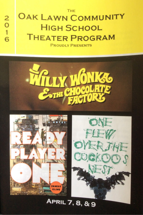 A playbill that was passed out at the Friday performance
