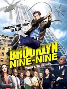A poster for Brookline Nine-Nine promoting its move to NBC 