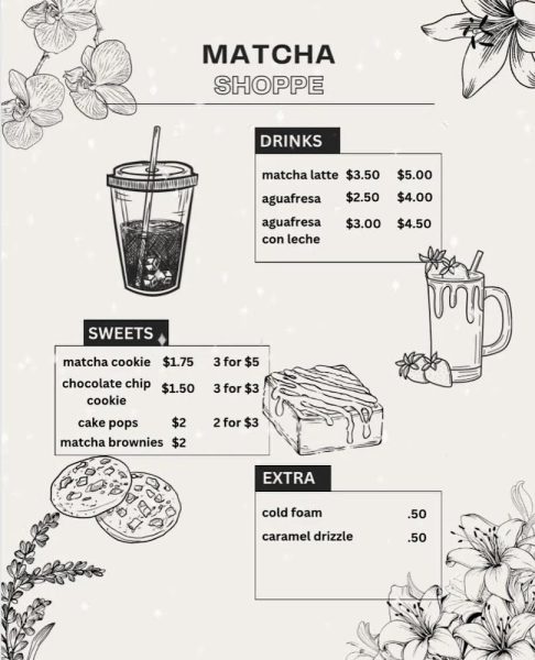 The Matcha Shoppe Menu