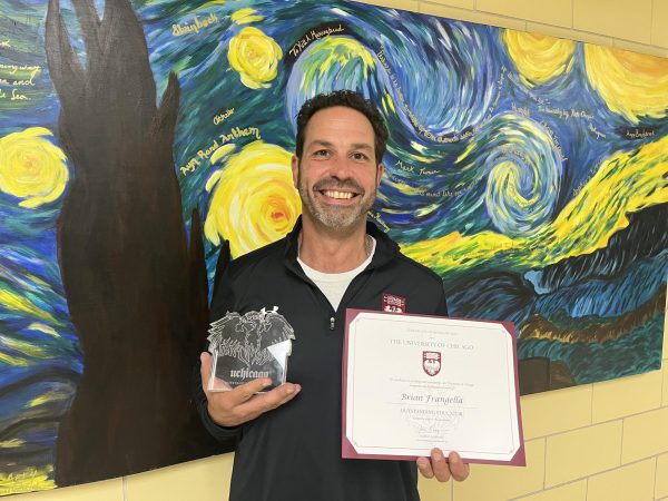 Mr. Frangella Awarded for Excellence